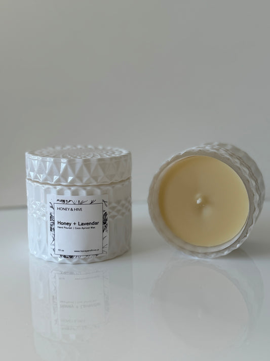 Honey Lavender | Coco-Apricot Wax Candle